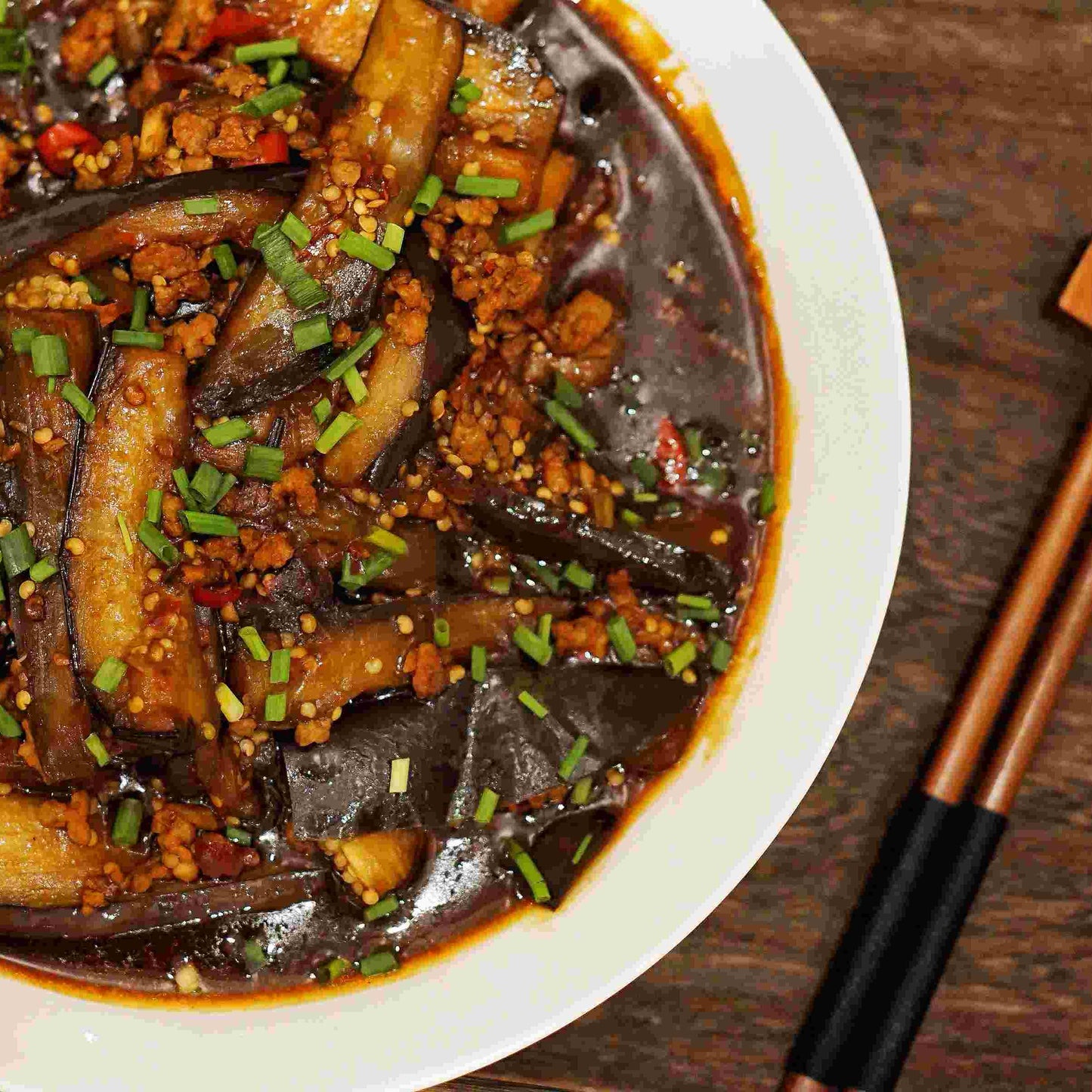 Eggplant with Garlic Sauce
