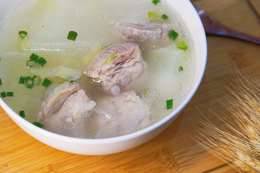 Chinese Winter Melon Soup With Pork Ribs